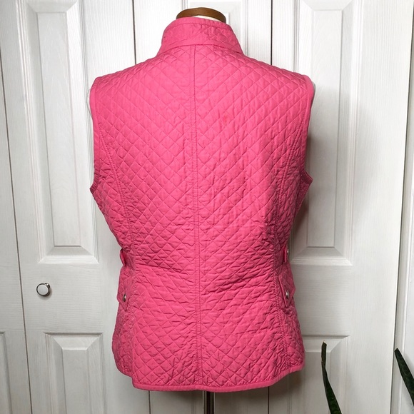 Talbots quilted lightweight vest, snap closure - Picture 4 of 6